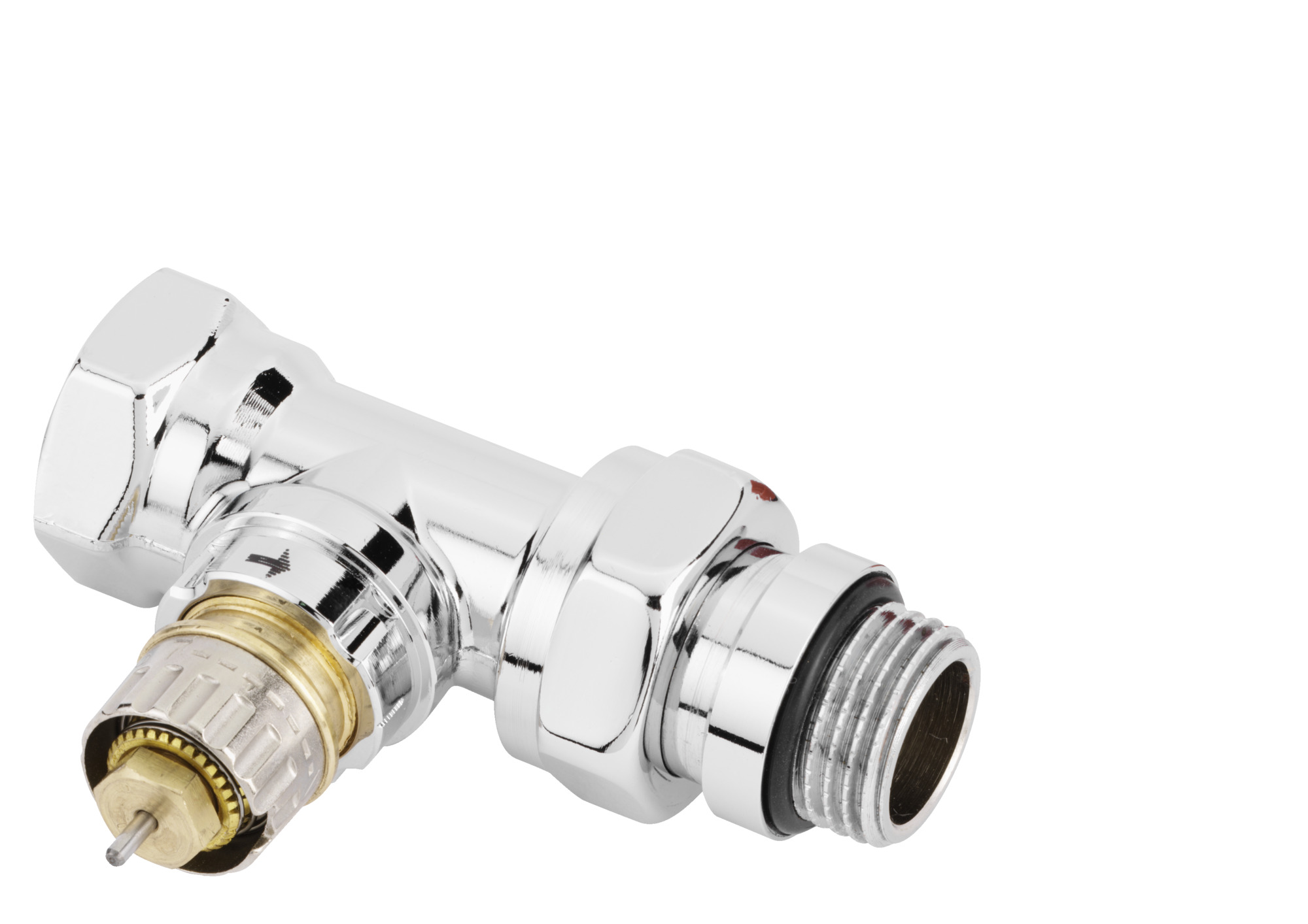 Danfoss Клапан RTR-N/RA-N для двухтрубной системы отопления RTR-N 15 Кл. т-рег. Угл. трехос, лев. 013G7022  - Вид №14