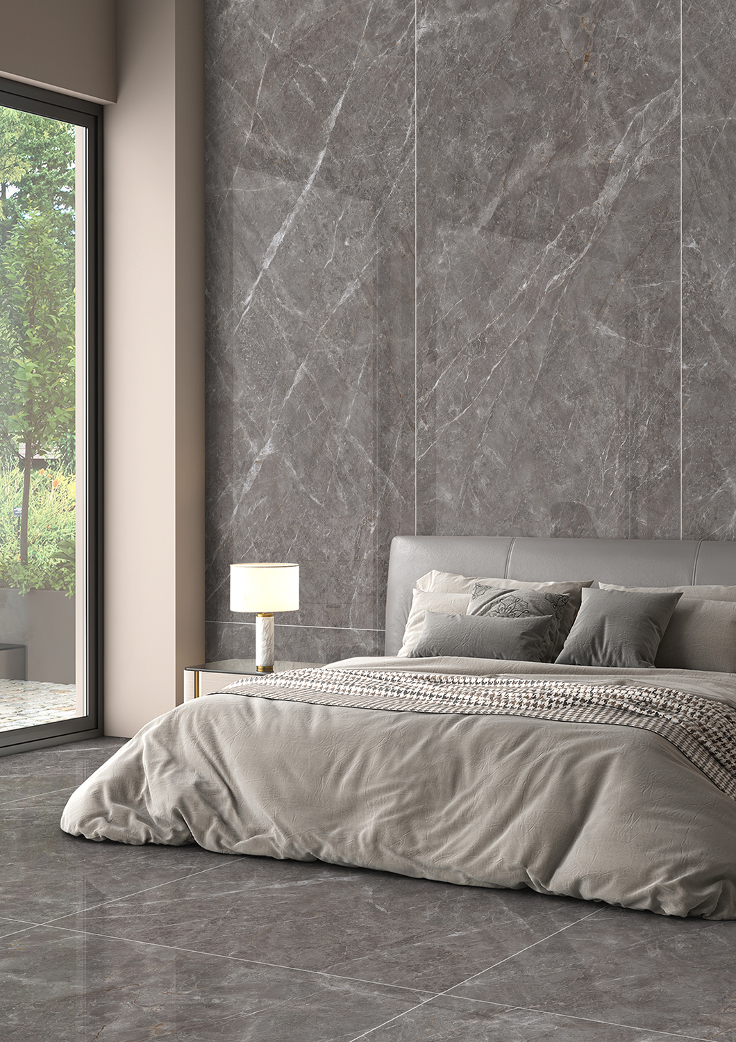 Элегантный слэб TUNDRA GRIS – воплощение роскоши и стиля STP-ST168 INCOLOR Double Polished - Вид №4