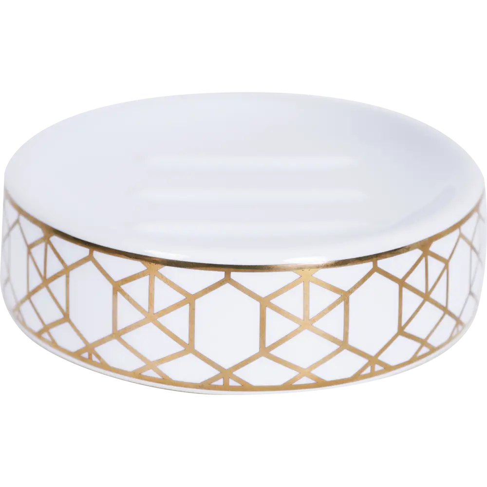 Мыльница «Gode», керамика, цвет золотой SWENSA STLM-2124855 - Вид №2