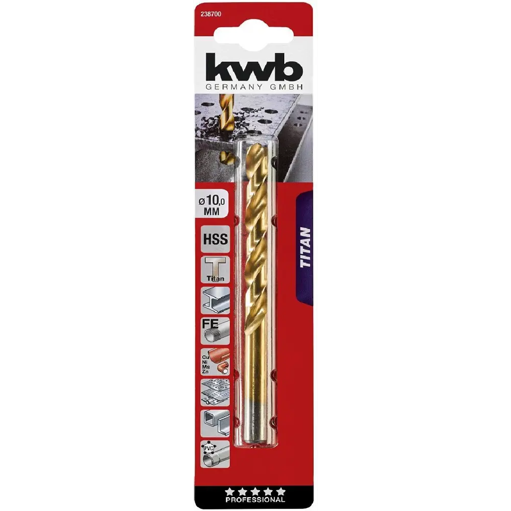 Сверло спиральное по металлу HSS KWB 238-700 10x133 мм STLM-2009466 - Вид №1