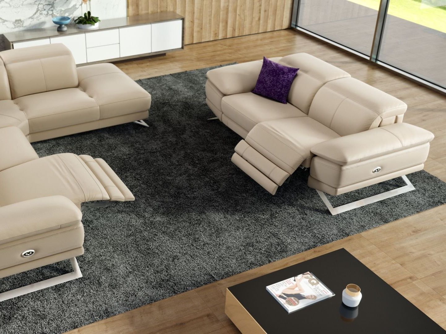 2-местный кожаный диван Sofanella FERRARA ARCH-00064727 - Вид №6