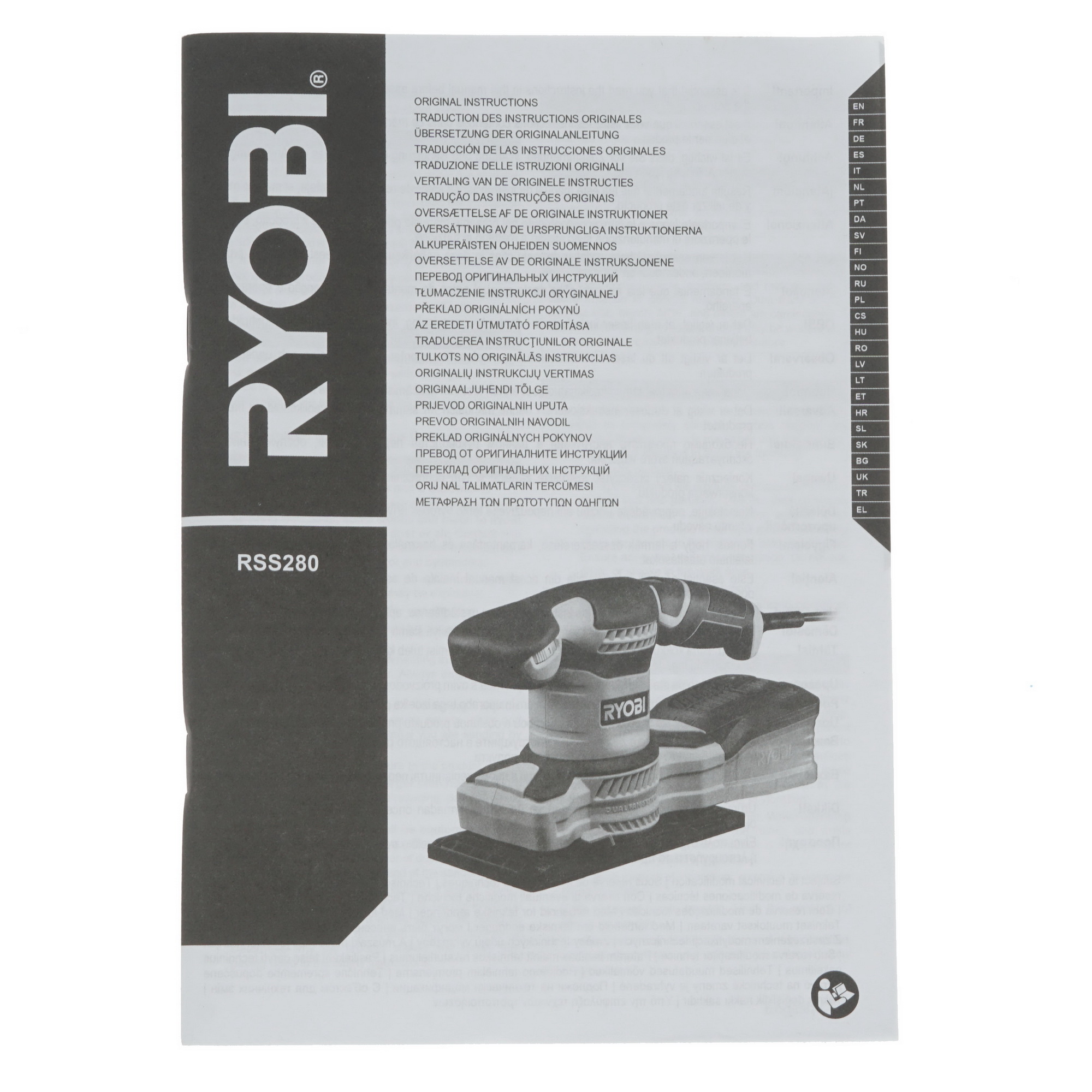 Виброшлифовальная машина Ryobi RSS280-S 8146223 STDN-0103396 - Вид №6