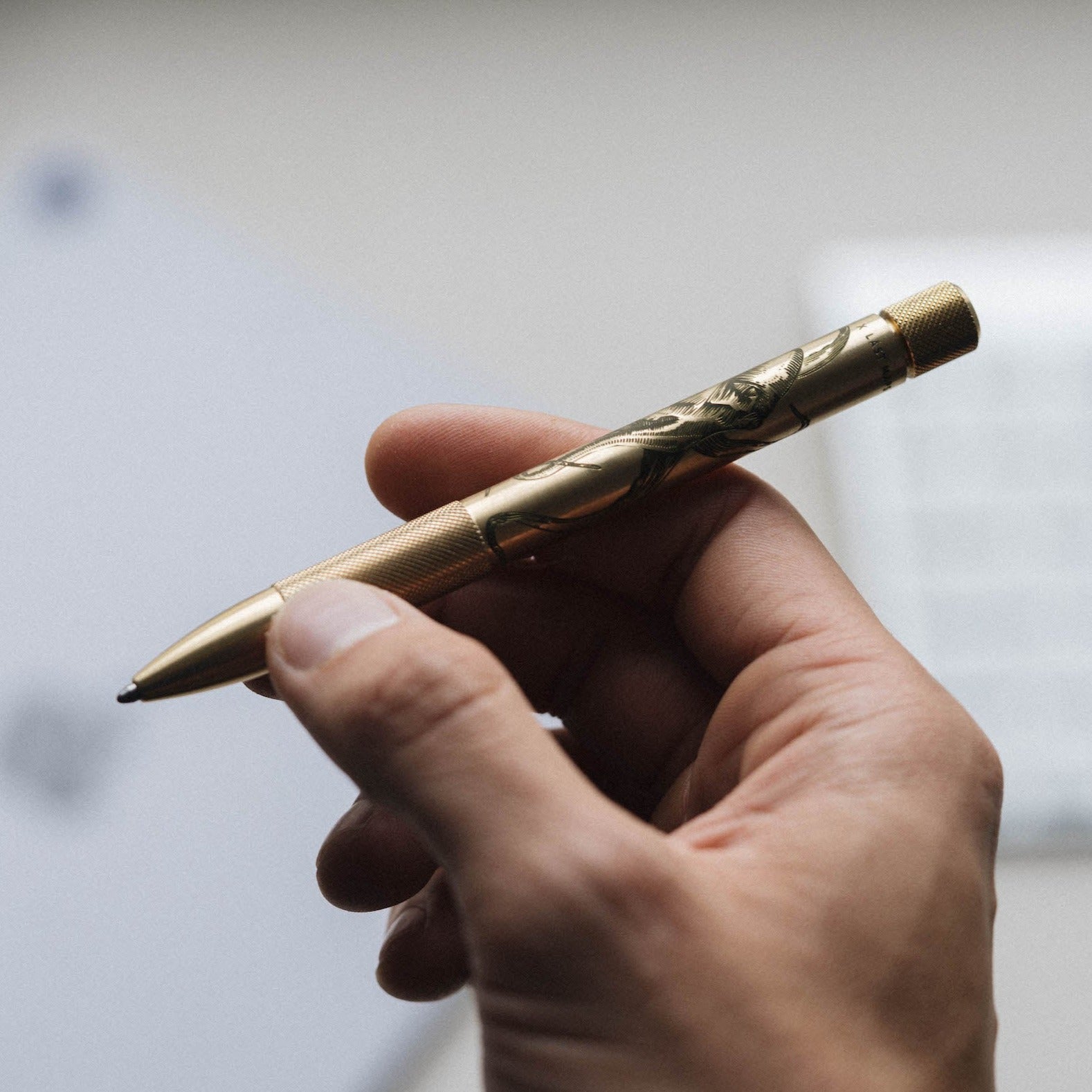 W204STE-OCT X Lást Maps Octopus - Механическая ручка - Сталь Wingback  - Вид №4