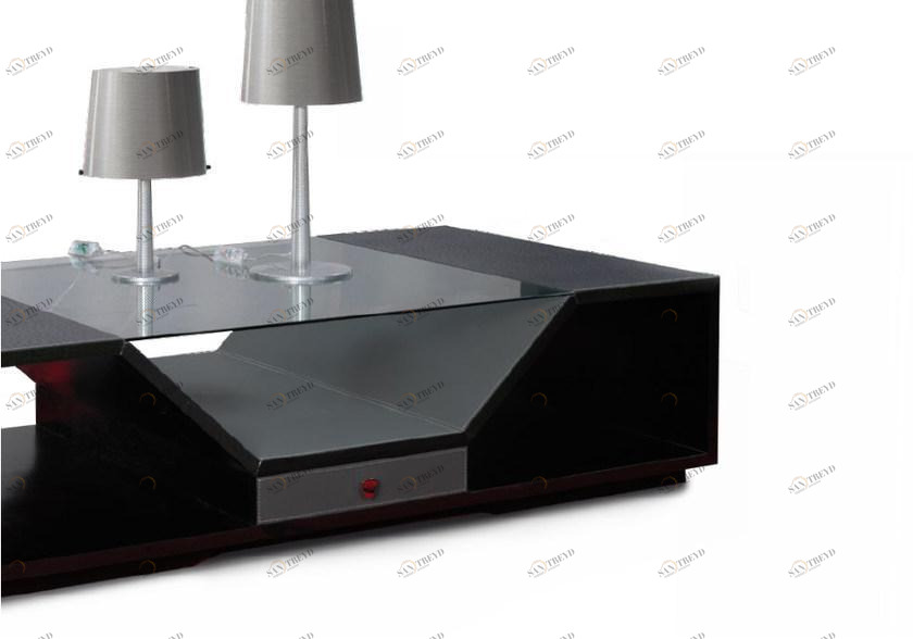 Tonino Lamborghini Casa Низкий прямоугольный кожаный журнальный столик Long beach sun-id-1418119