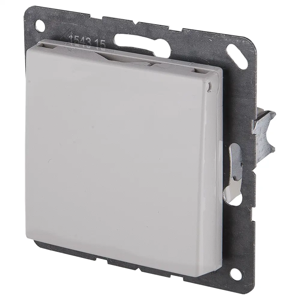 Розетка Jung EcoProfi с заземлением крышка цвет белый STLM-2067711