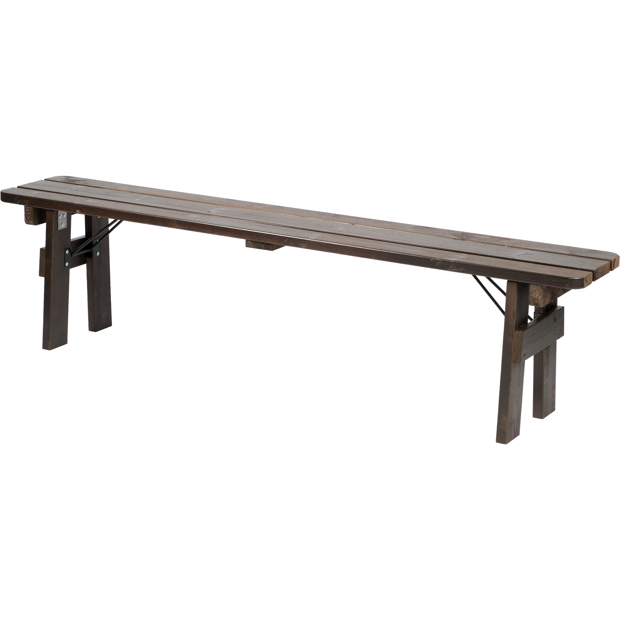 82219069 Лавочка Лугано 180х41х37 см дерево коричневая Santreyd 