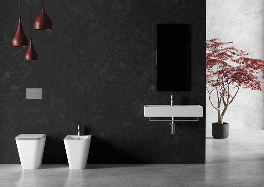 31190101 Приставной унитаз напольный Белый Alice Ceramica Hide Италия - Вид №4