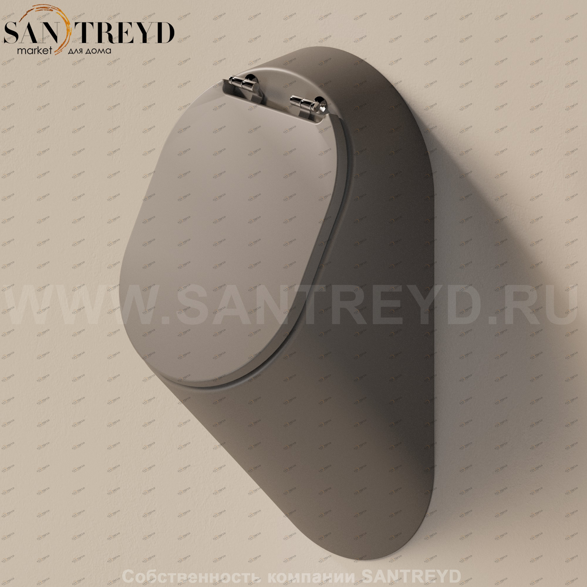 KY297006 Настенный писсуар, уринал с мушкой Ceramica Flaminia Key