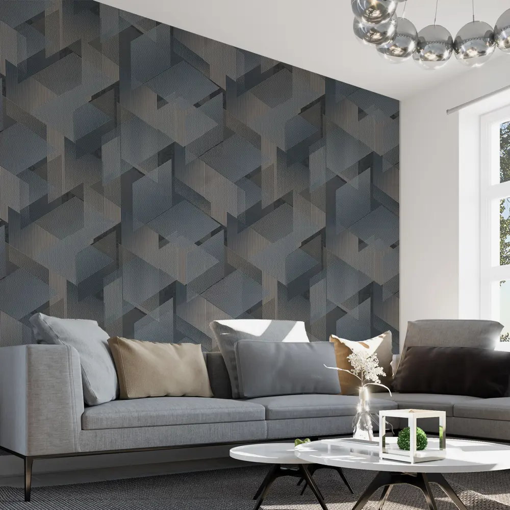 Обои флизелиновые Walldecor Малевич графитовые 1.06 м 75222-42 89361482 STLM-2145703 - Вид №3