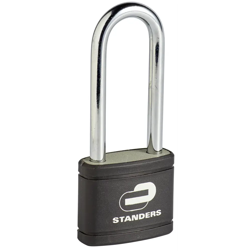 Замок навесной Standers с длинной дужкой 41x34 мм чугун STLM-2067143