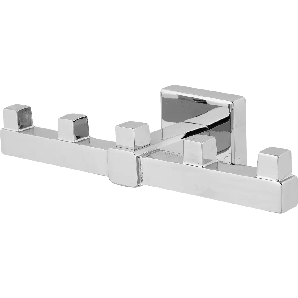 Планка Sensea «Kvadro» 5 крючков цвет хром STLM-2192800