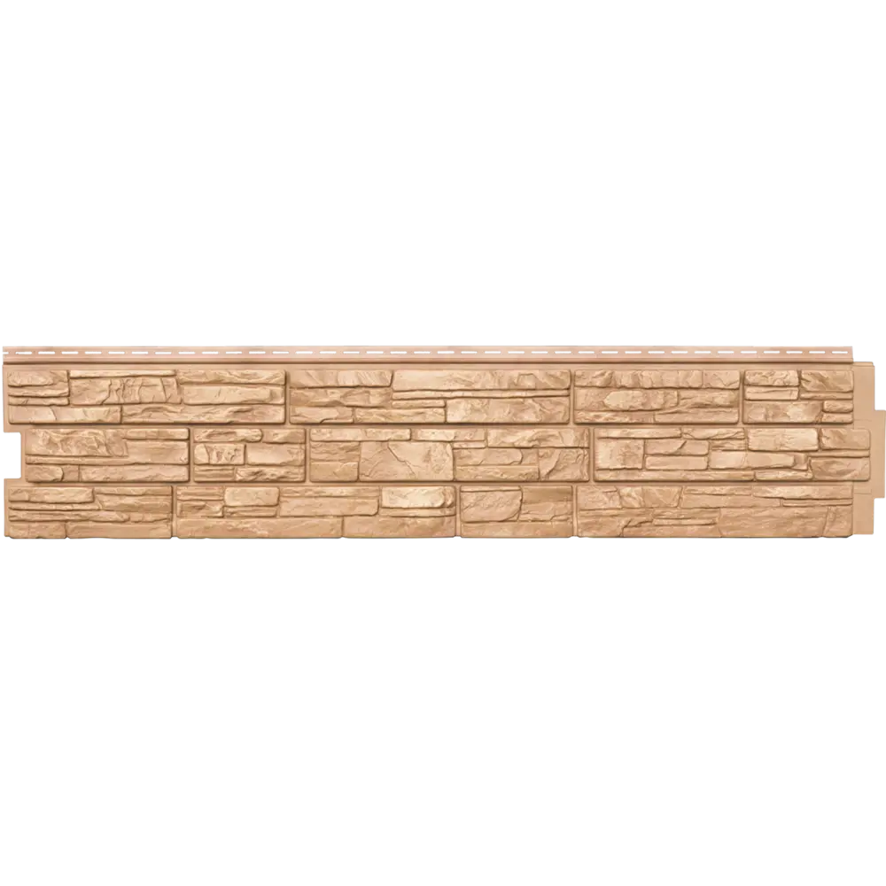 Фасадная панель Grand Line 338x1550 мм Я-Фасад Крымский сланец янтарь 0.46 м² Нет STLM-2183566