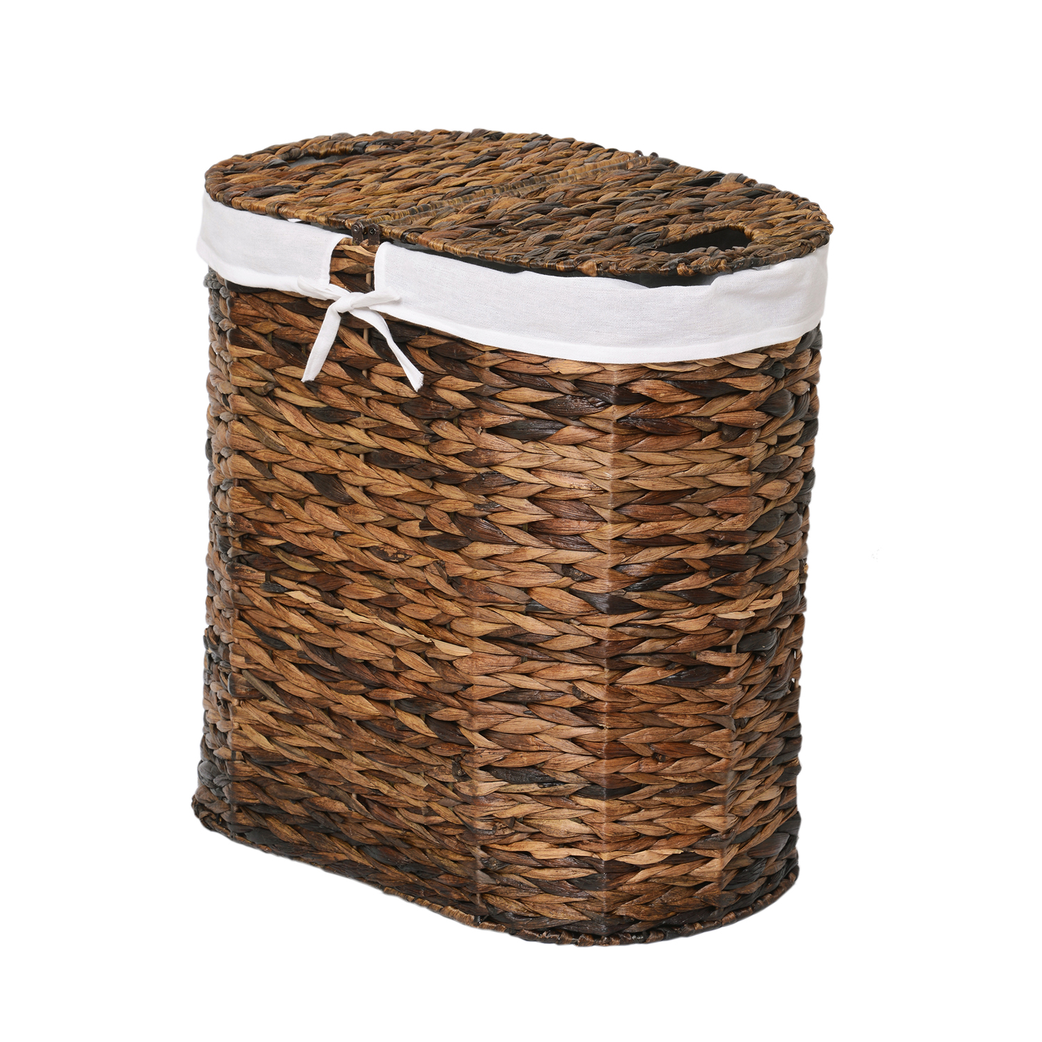 WB-611-L Dill Плетеная корзина для белья с крышкой WasserKRAFT  - Вид №7