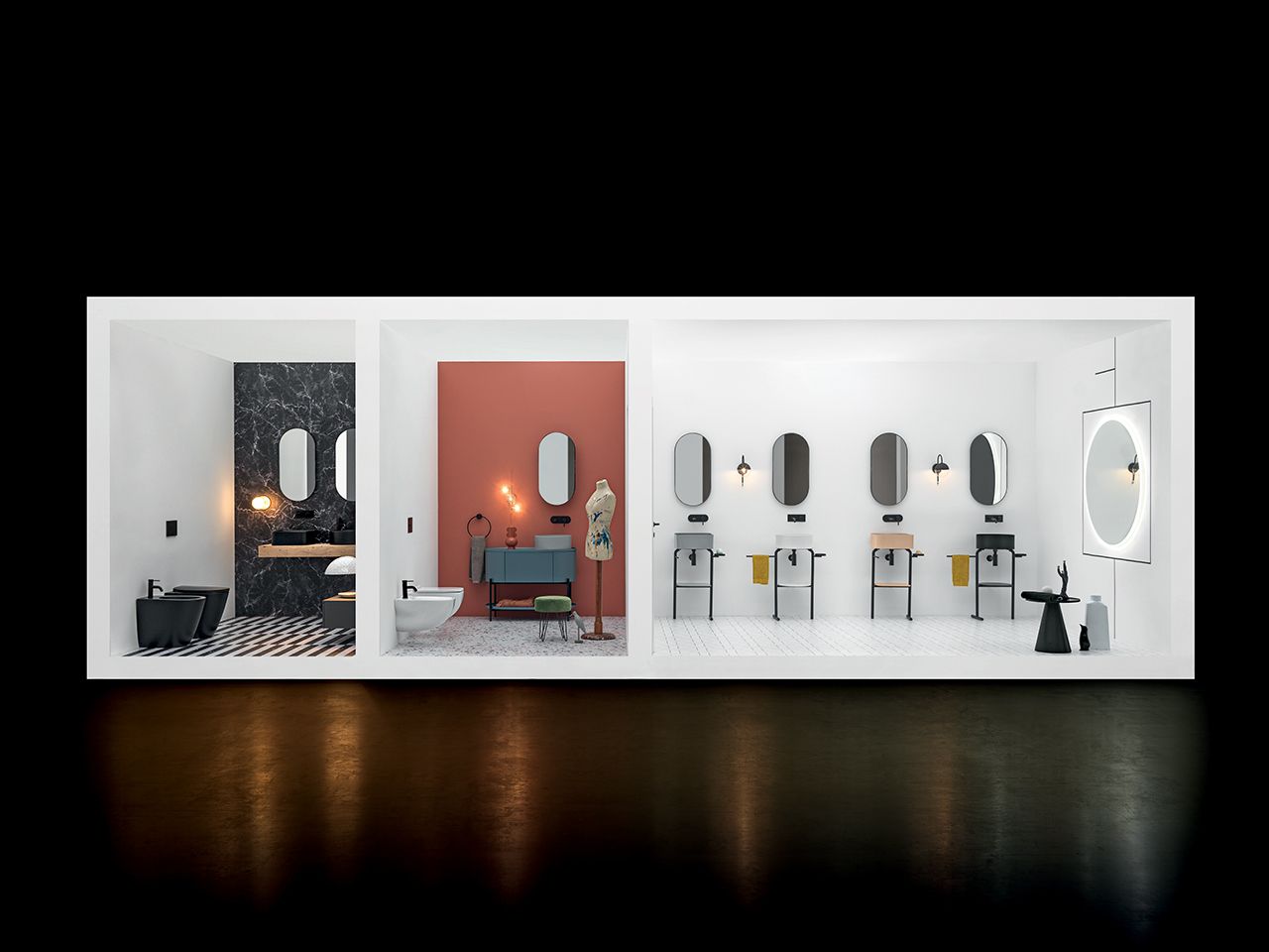 Напольная раковина из нержавеющей стали с держателем для полотенец Axa Mate ARCH-00078973 - Вид №7