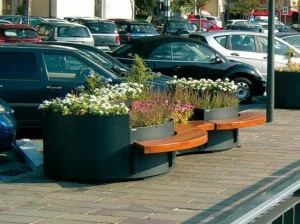 Metalco Кашпо для общественных мест из стали