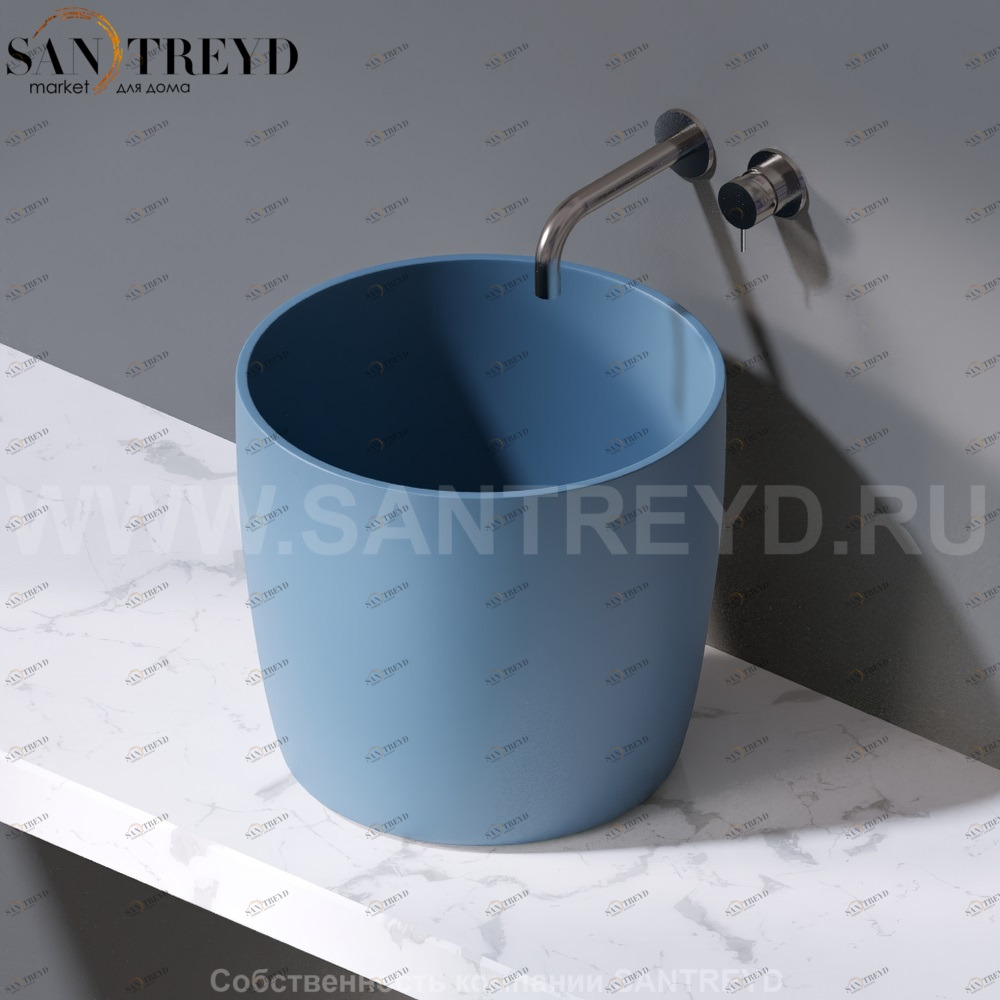 L106.141 Накладная раковина на столешницу  овальная A. e T. Italia PILLAR AeT ITALIA