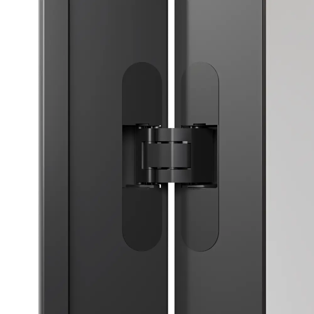 Дверь межкомнатная глухая Invisible 90x220 см грунт правая цвет белый/черный с замком 89397965 STLM-2100478 Santreyd  - Вид №5