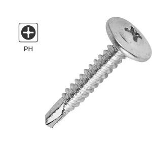 Саморезы Standers с пресс-шайбой 4.2x25 мм для дерева и металла 89213072