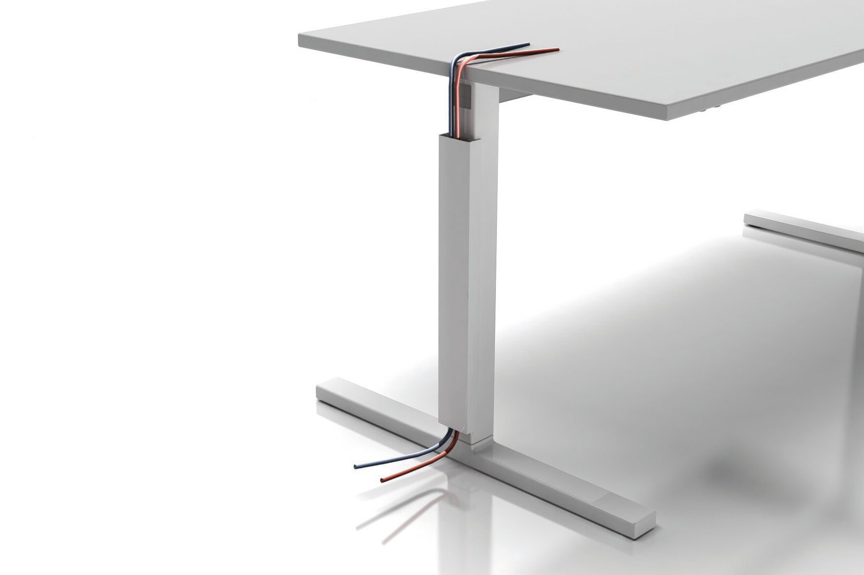 Меламиновый секционный стол с подъемником Haworth T_Up ARCH-00005181 - Вид №1