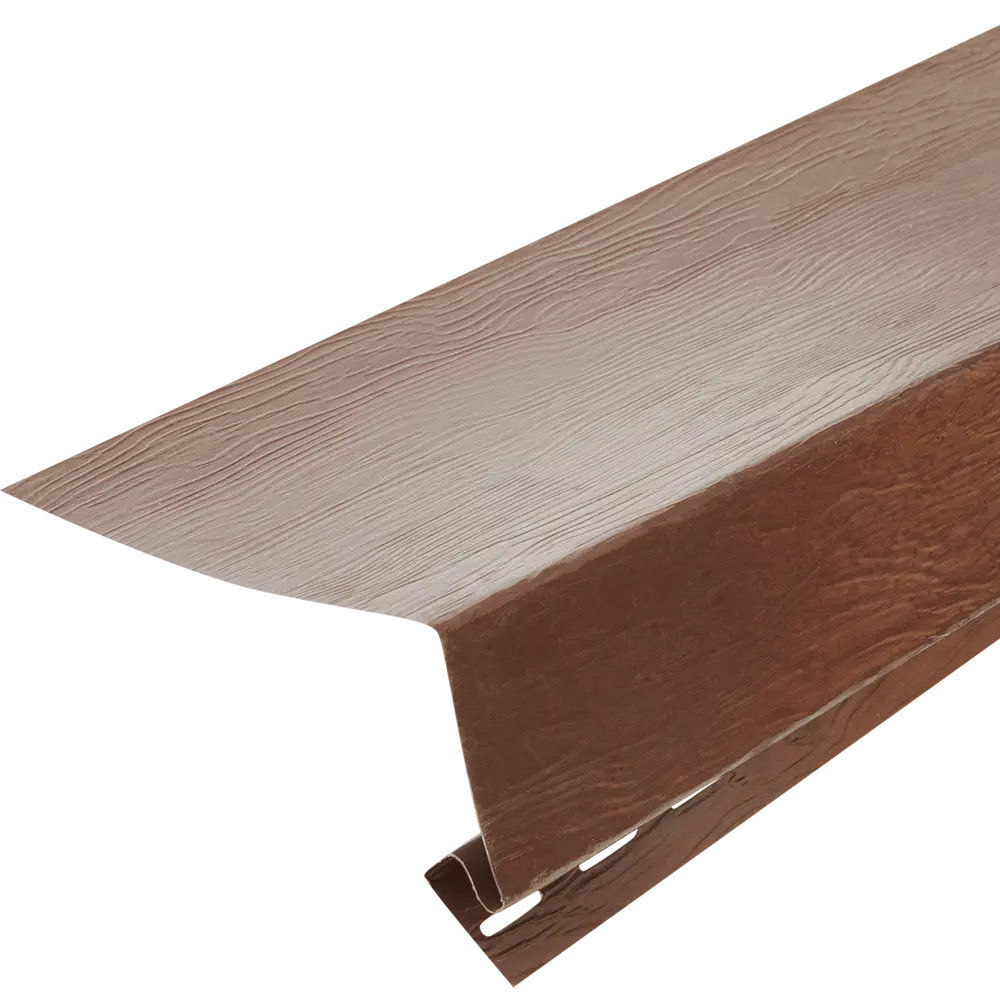 Профиль околооконный для фасадных панелей MONLID цвет коричневый 3 м STLM-2129536