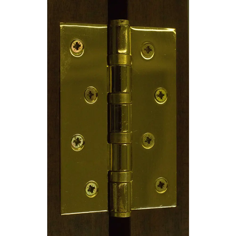 13965178 Петля универсальная Fuaro 4BB 100x75x2.5 мм сталь цвет матовое золото STLM-0004063  - Вид №4