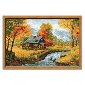 1079 Набор для вышивания Осенний пейзаж 38 х 26 см RIOLIS Сотвори Сама