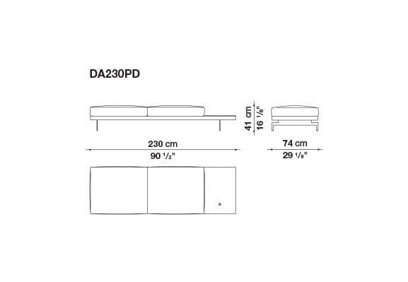 Кожаный диван B&B Italia док ARCH-00130675 - Вид №35