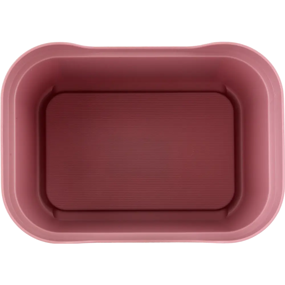 Ящик LUXE с крышкой 19x13x11 см 1.9 л пластик цвет розовый БЫТПЛАСТ STLM-2139852 - Вид №2