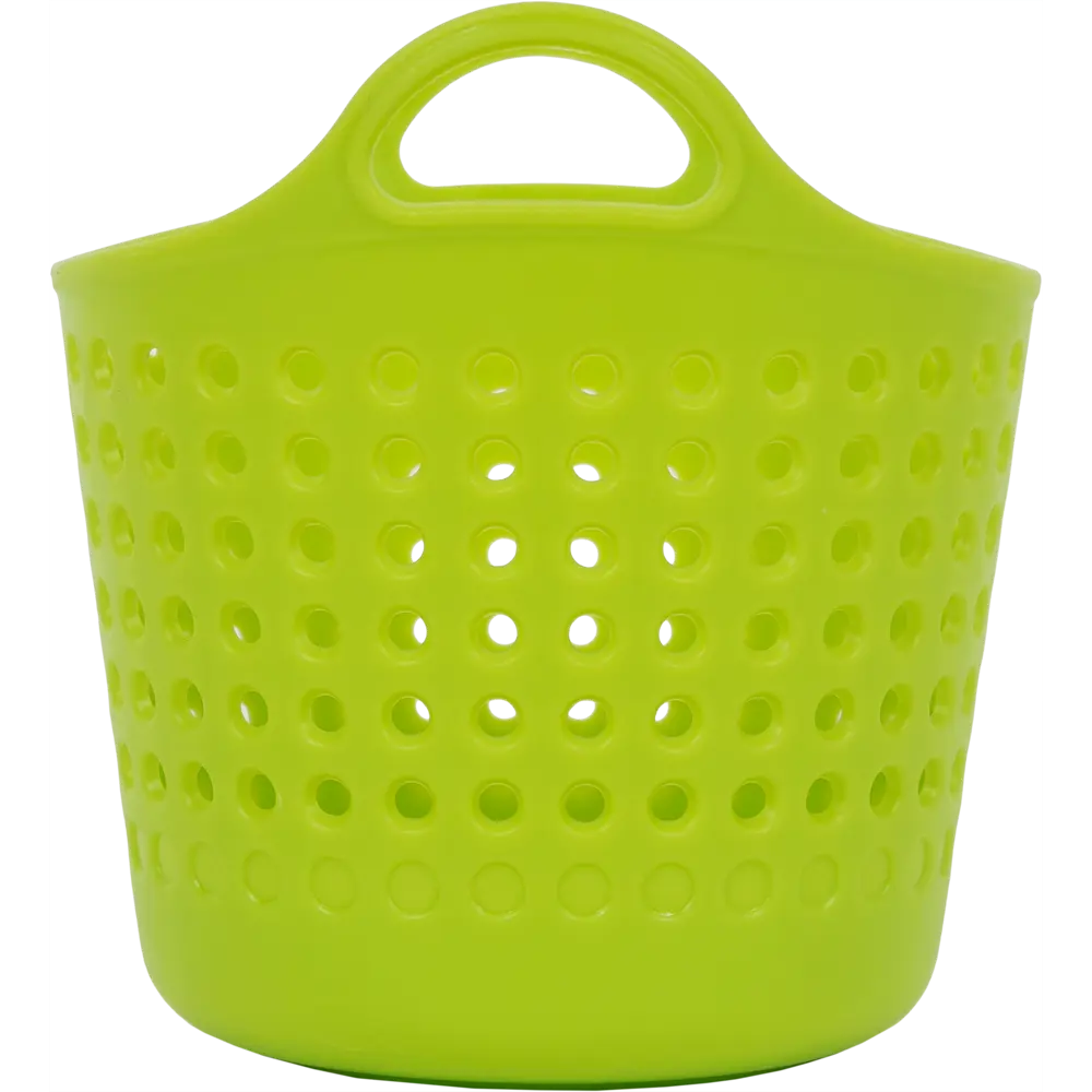 Корзинка для мелочей 11x10x8.5 см пластик цвет зеленый BEROSSI Soft STLM-2109231 - Вид №2