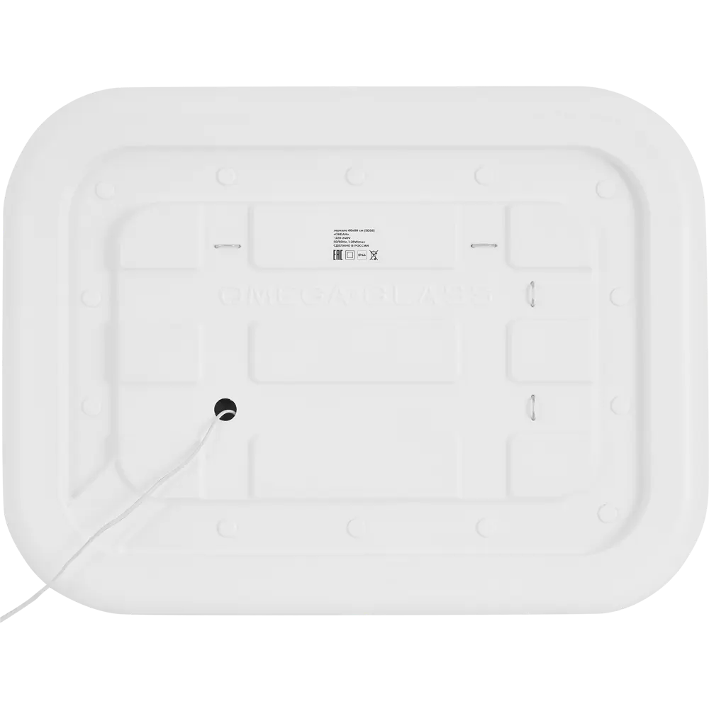 Зеркало для ванной Omega Glass Океан SD56 с подсветкой 80x60 см прямоугольное STLM-2152513 - Вид №6