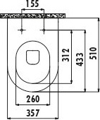 FE320-11CP00E-0000+GR5003+GP8002.06 АКЦИЯ FREE Унитаз подвесной CAPPUCINO ГЛЯНЕЦ + Инсталляция + Кнопка Creavit Free - Вид №4