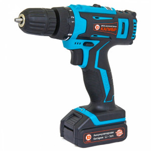 71064 Калибр Аккумуляторная дрель (Li-Ion)  ДА -12-2А+