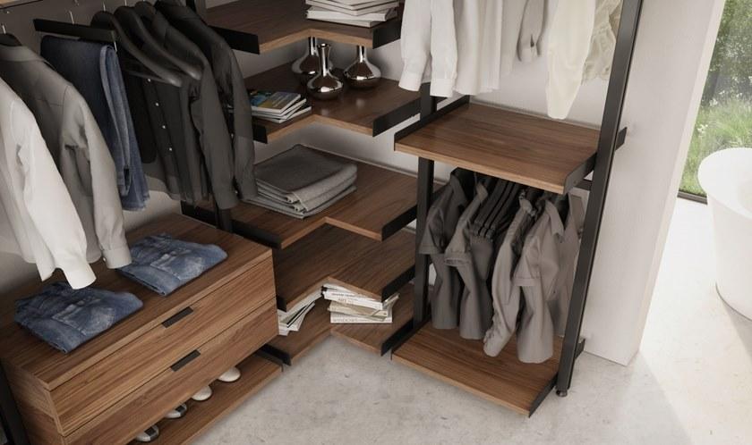 Huppé Модульная гардеробная из алюминия Gravity Config #7 - #8 - #9 HUPPE - Вид №7