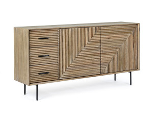 Манго шкаф с распашными дверцами и ящиками