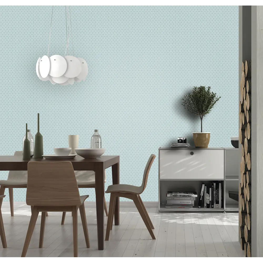 Обои флизелиновые 1.06х10 м орнамент цвет голубой ER 4167-08 Erismann Скандинавия STLM-2077264 - Вид №3