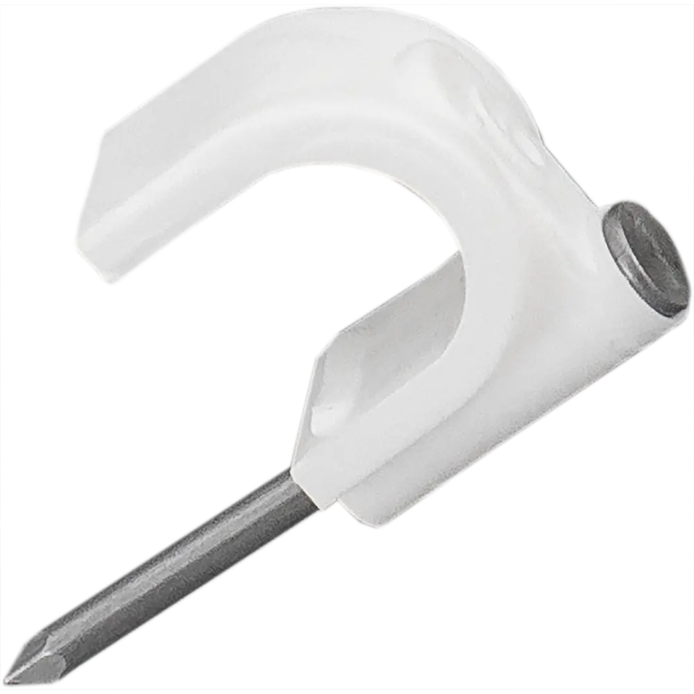 Скоба для электрокабеля круглая 9x14 мм, 50 шт НЕВСКИЙ КРЕПЕЖ STLM-2155888