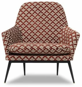 Enza Home Кресло из ткани с подлокотниками Arte