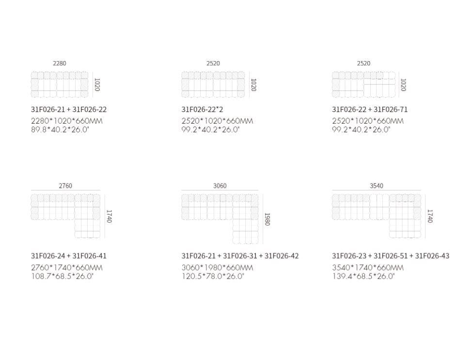 Кожаный модульный диван HC28 maison HAZY ARCH-00097724 - Вид №6