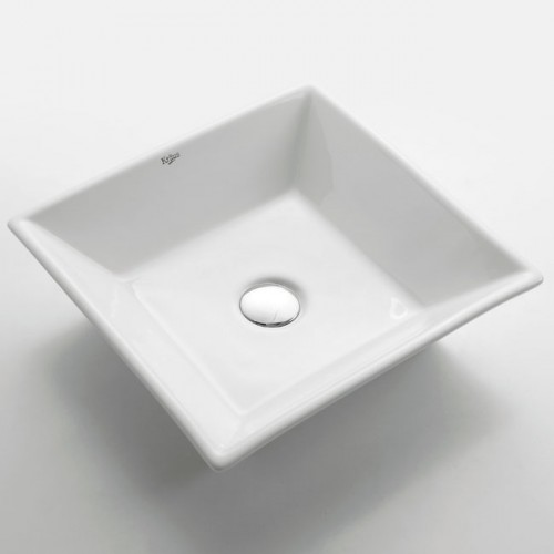 KCV-125 Накладная раковина на столешницу  прямоугольная Krausru 