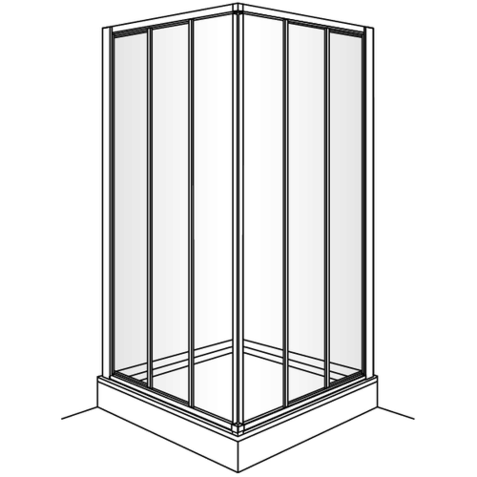 291.620000 Carat Collection душевая кабина Duscholux 45660 - Вид №2