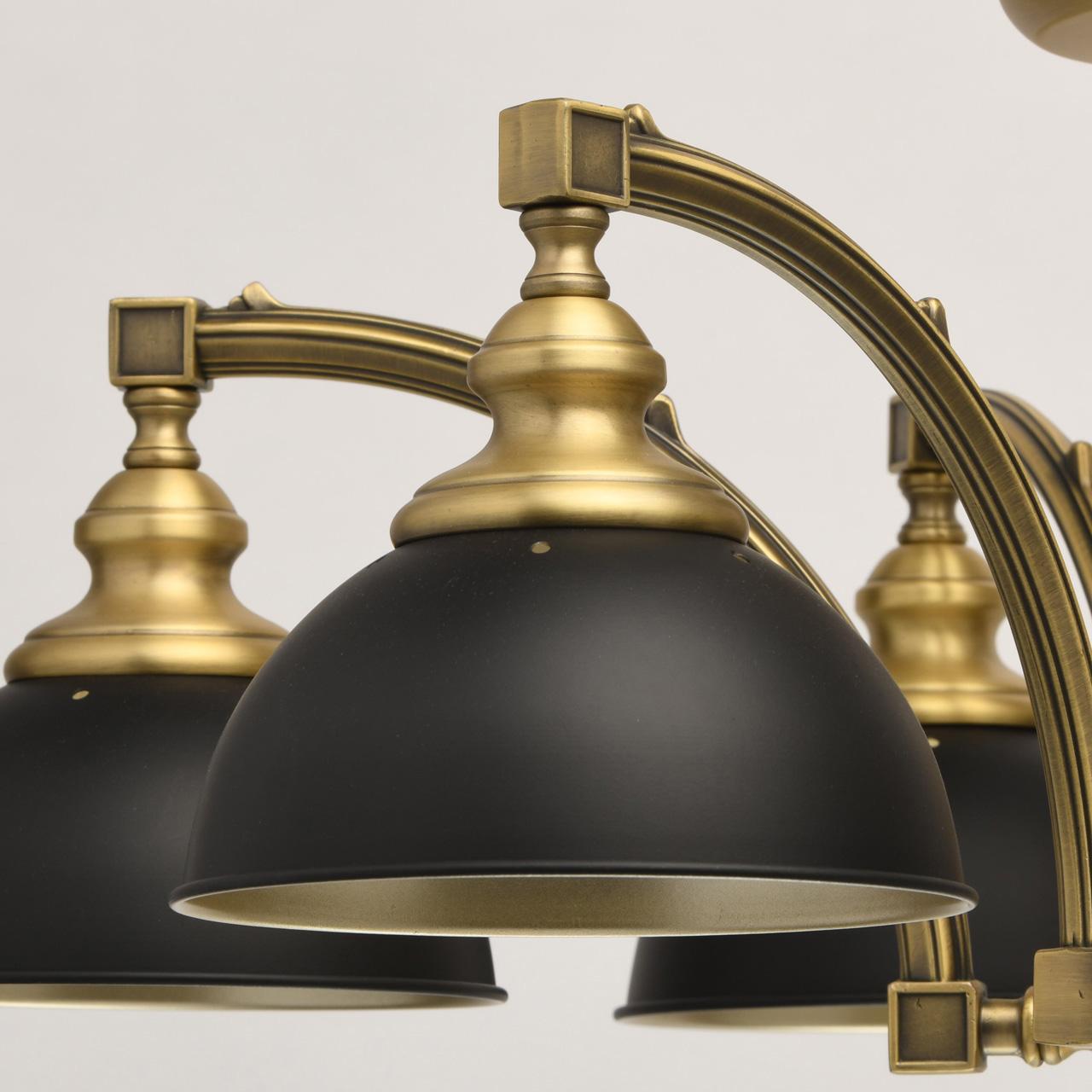 Подвесная люстра MW-Light Принстон 694010106 MW-LIGHT ДИЗАЙНЕРСКИЕ, ПРИНСТОН 187747 Черный  - Вид №3