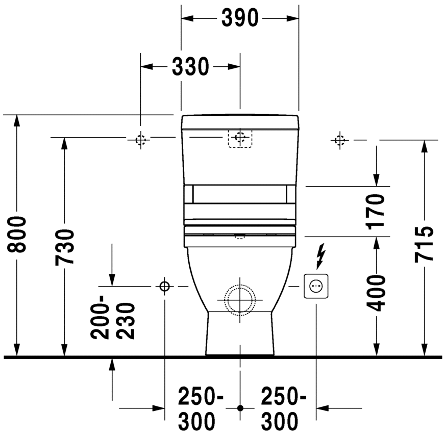 2141090000 Компакт унитаз с бачком Белый Duravit Starck 3 Германия - Вид №11