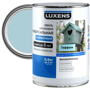 Эмаль универсальная Luxens 0.9 кг тиффани