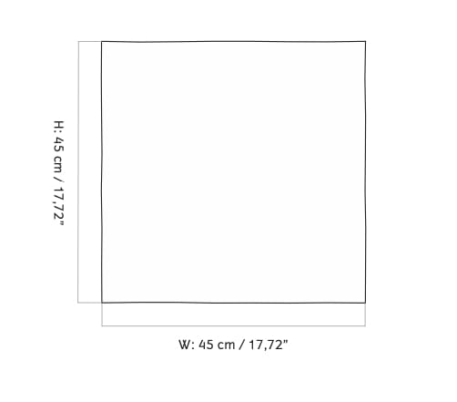 Льняная салфетка Audo Copenhagen CRESSIDA ARCH-00112685 - Вид №16