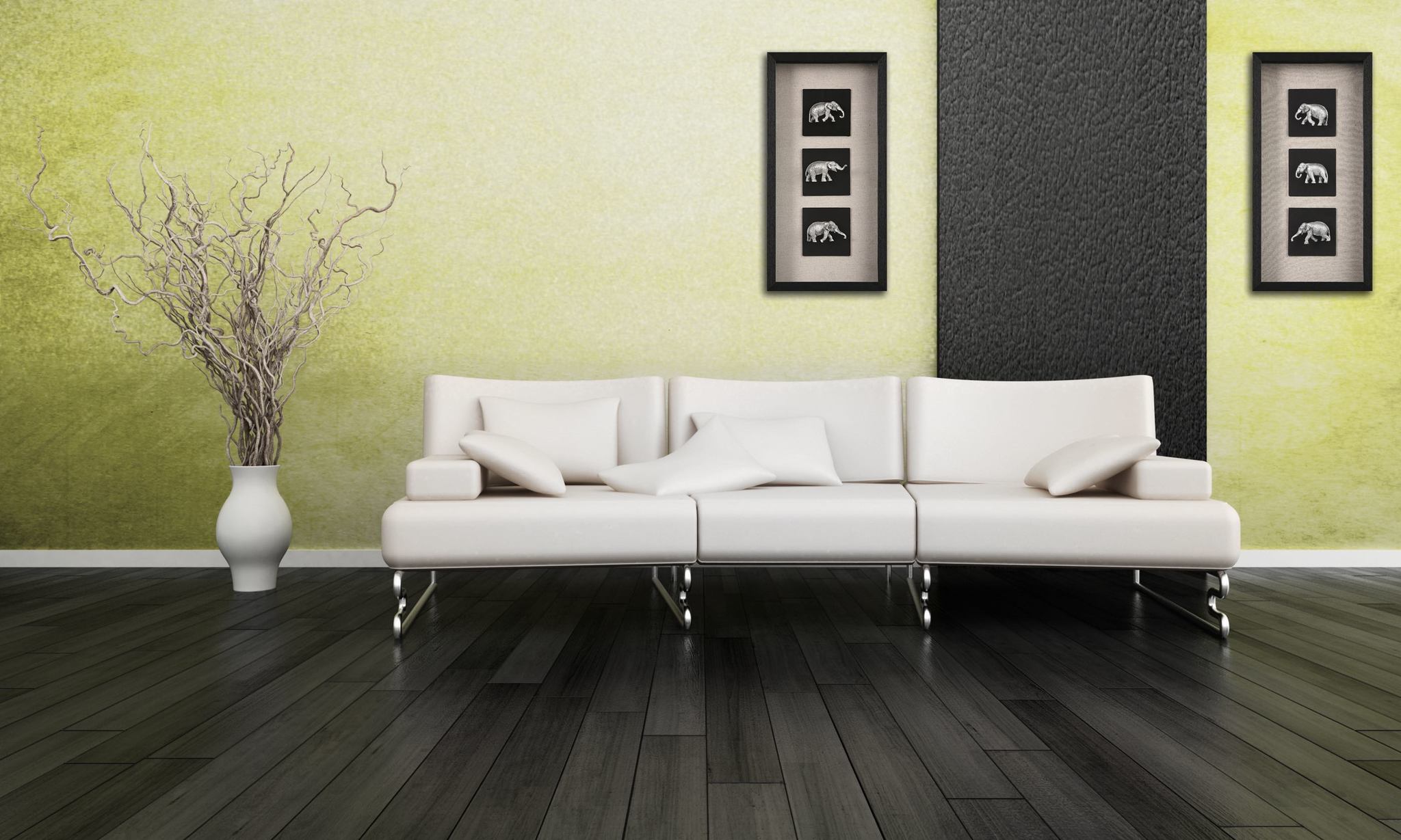 20937B Панно "Индийские слоны 2" LAB.Space  - Вид №2