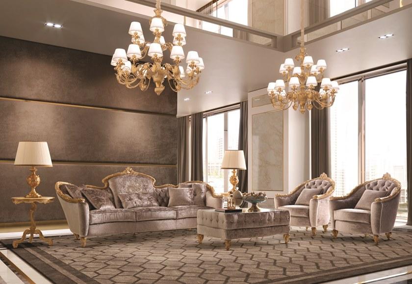 Andrea Fanfani Прямоугольный журнальный столик из ткани Opera 6006 - Вид №1