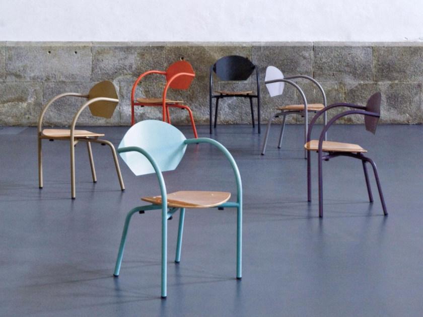 Adico Стул с подлокотниками с открытой спинкой Capa sun-id-1392018 - Вид №1