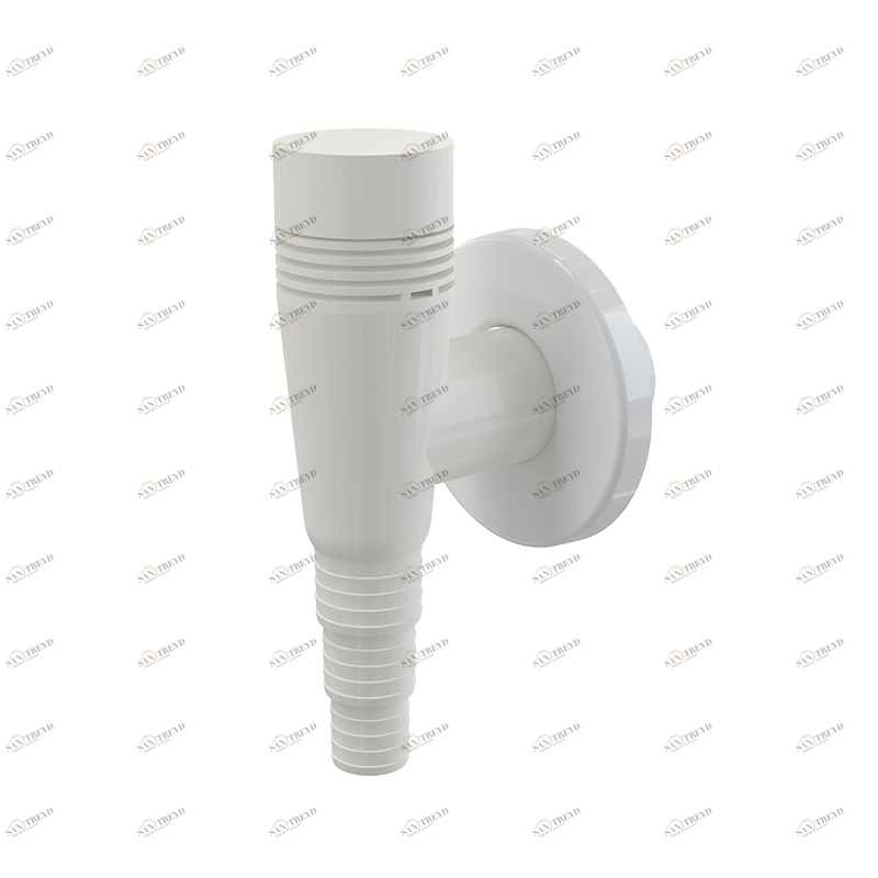 Сифон для стиральной машины наружный с разрывным клапаном, белый ALCAPLAST APS5