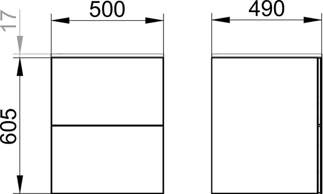 32943140000 Тумба под умывальник KEUCO Plan - Вид №2