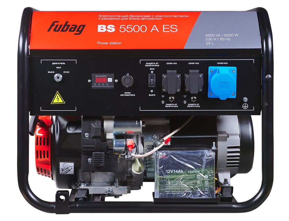 Электрогенератор   бензиновый Fubag BS 5500 AES 9228667 STDN-0042355 - Вид №1